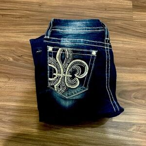 Blue Boot-cut Miss me jeans